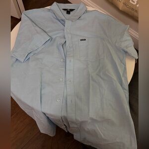 Volcom men’s blue dress collared shirt